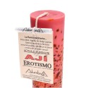 Bougie rituelle érotique avec flamme excitante Piment rouge
