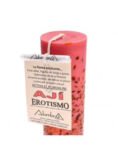 Candela artigianale con peperoncino -...