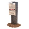 Candela Artigianale con Vetro Rosso - Giustizia