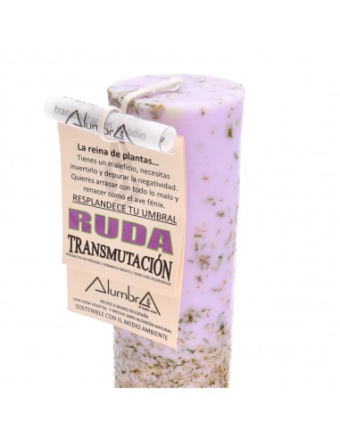 Candela artigianale con Ruda -...