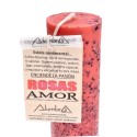 Vela Ritual Amor con Rosas Estela Sentimental