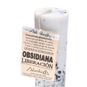 Vela para Ritual de Libertação com Obsidiana Frequência Absoluta