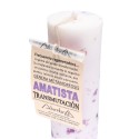 Bougie rituelle de transmutation avec Améthyste Fréquence régénératrice