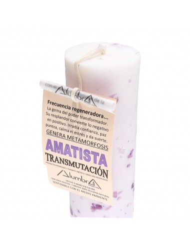 Vela Artigianale con Ametista -...