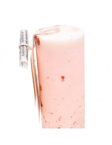 Candela artigianale con corniola -...