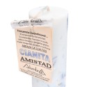 Vela ritual de amizade de cianite de frequência incondicional
