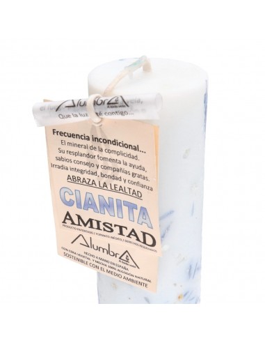 Candela artigianale con Cianite -...