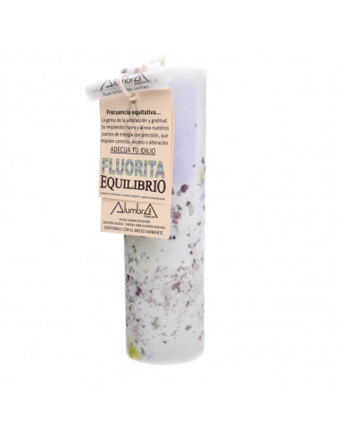 Vela Artigianale con Fluorite -...