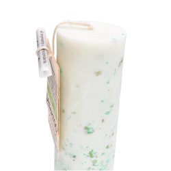 Bougie rituelle de détachement avec Amazonite