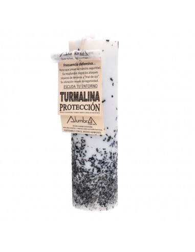 Vela Artigianale con Tormalina -...