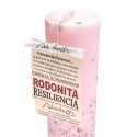 Candela Rituale Resilienza con Rodonite Frequenza Fraterna