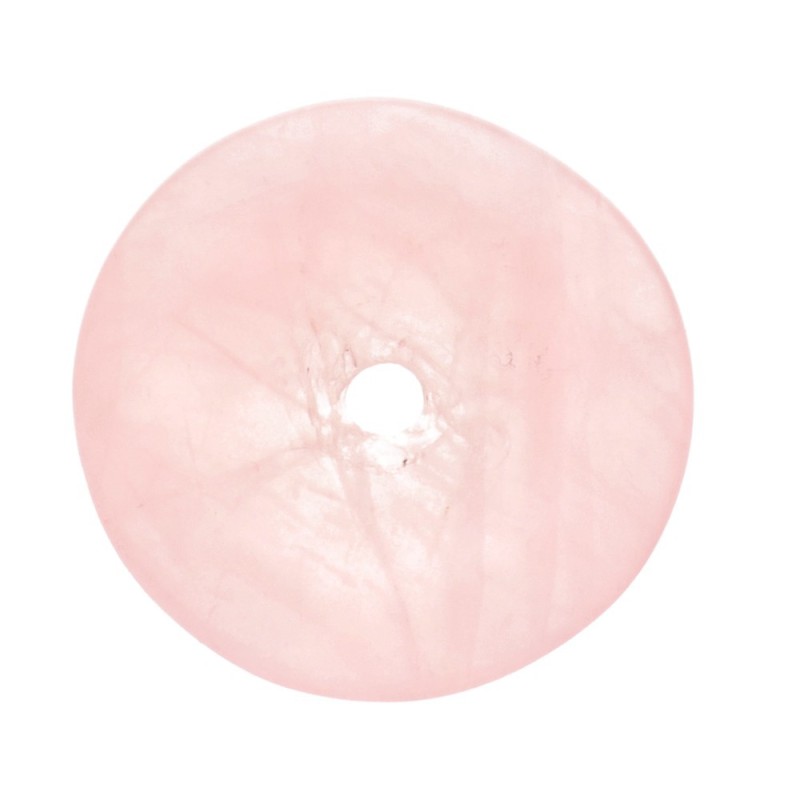Donut Medio di Quarzo Rosa Qualità A__