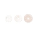 Medium White Quartz Donut A__ Quality