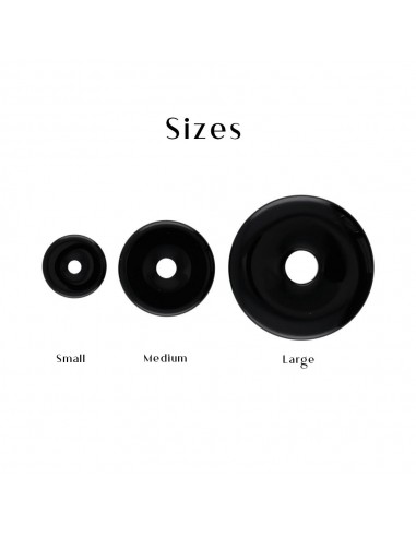 Donut Mediano de Obsidiana Caoba...