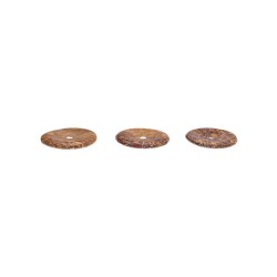 Médio Fóssil Jaspe Donut Qualidade A