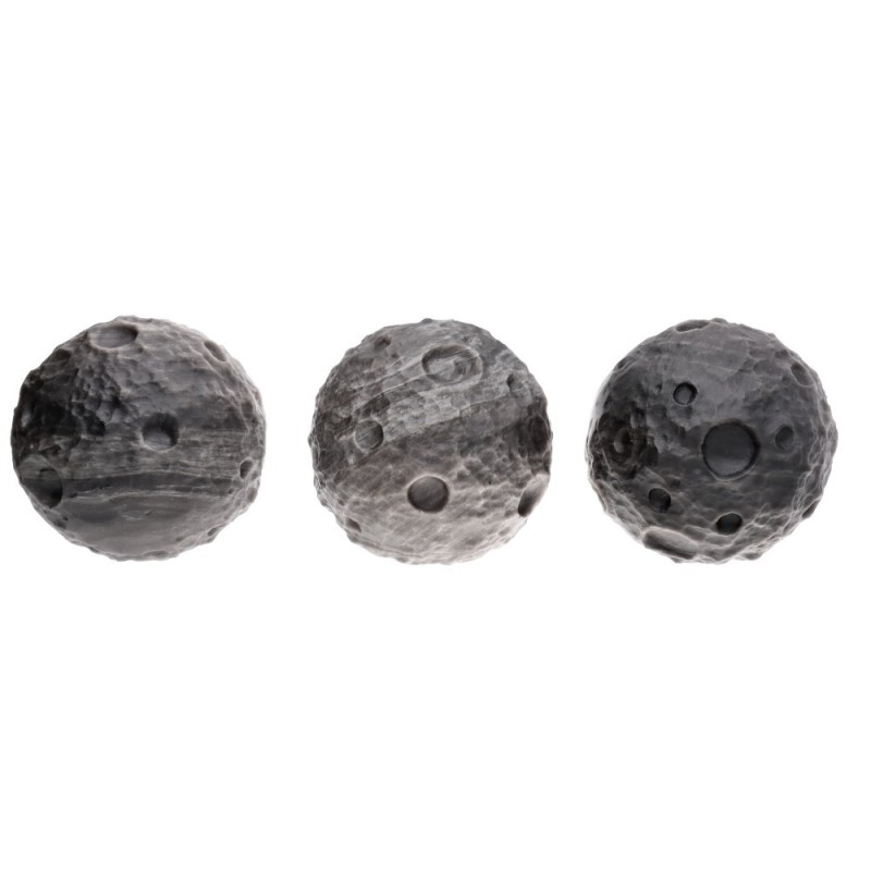 Luna di Obsidiana Argentata Grande sfera