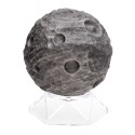 Silver Obsidian Moon Large Sphere
