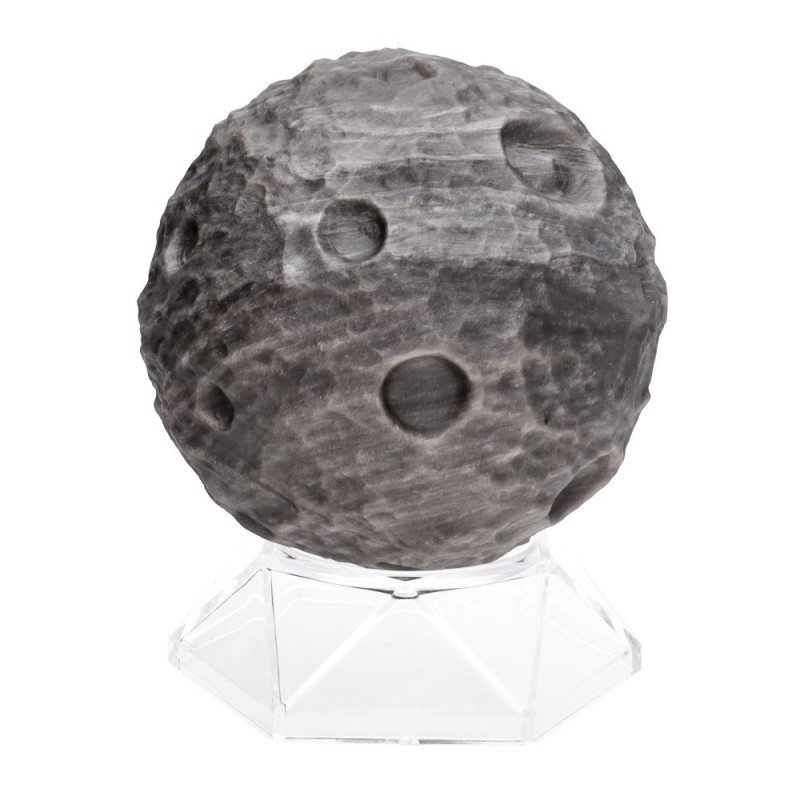 Luna di Obsidiana Argentata Grande sfera