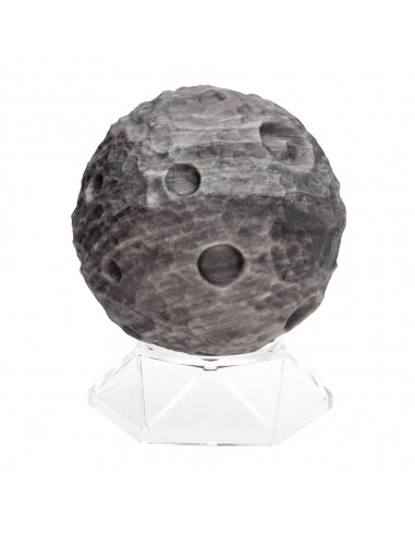 Luna di Ossidiana Argentata Grande