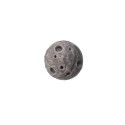 Petite sphère de lune en obsidienne argentée