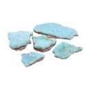 Pièces détachées en aragonite bleue