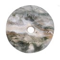 Small Agate Moss Agate Donut A__ Grade