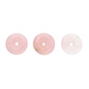 Donut pequeno de quartzo rosa A__ Qualidade