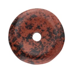 Donut Piccolo di Obsidiana Mogano Qualità A__