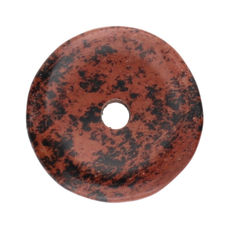 Donut Piccolo di Obsidiana Mogano Qualità A__