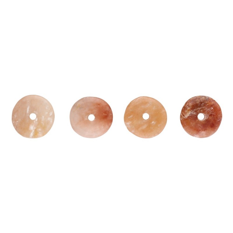 Donut Piccolo in Quarzo Ematoide Arancione Qualità A