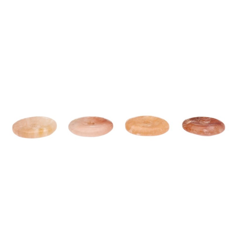 Donut Piccolo in Quarzo Ematoide Arancione Qualità A