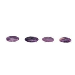 Mica pequena Donut Lepidolite Qualidade A