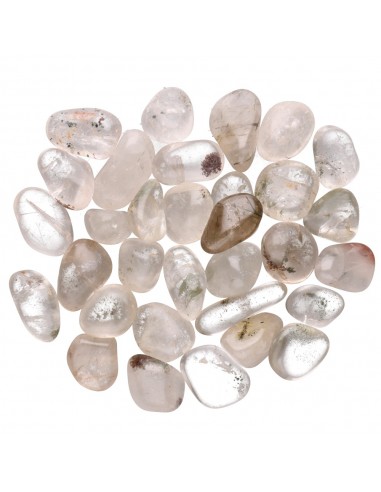 Pietre di quarzo con rutilo verde 2x2cm