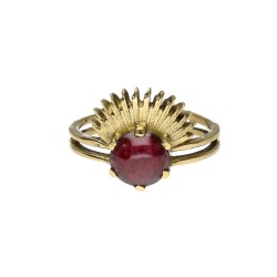 Anello di Bronzo con Minerale Casuale -56-