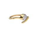 Adjustable Bronze Ring with Mineral -111- | Vives de la Cortada