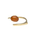 Adjustable Bronze Ring with Mineral -111- | Vives de la Cortada