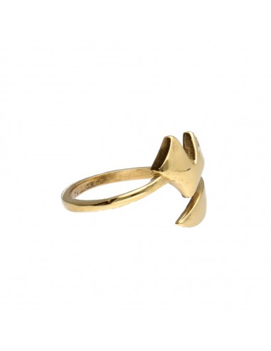 Anello in bronzo con volpe regolabile...