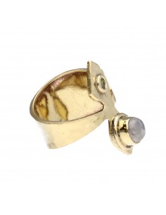 Bague en bronze avec pierre... 2