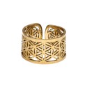 Anillo de Bronce Flor de la Vida -10-