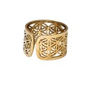 Anello in Bronzo Fiore della Vita -10-