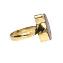Anillo de Bronce con Ammonite -11-