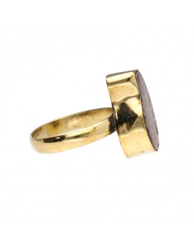 Anello in bronzo regolabile con...