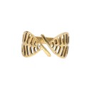 Double Leaf Open Bronze Ring -13-