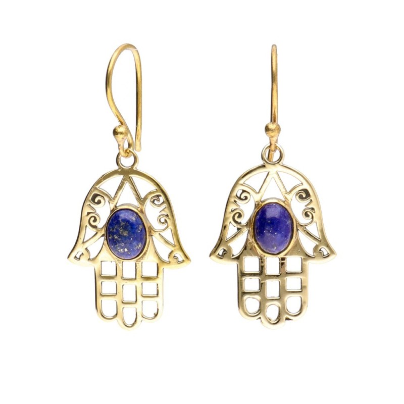 Orecchini in Bronzo con Minerale -48-