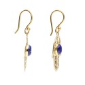 Orecchini in Bronzo con Minerale -48-