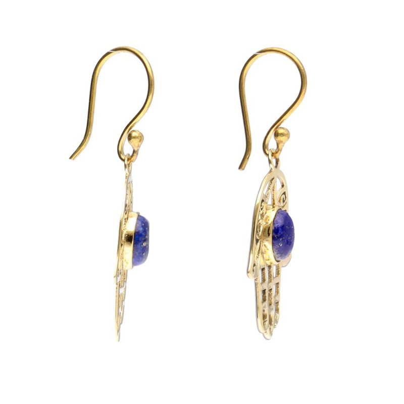 Orecchini in Bronzo con Minerale -48-