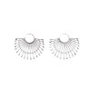 Boucles d'oreilles plaquées argent -P34-