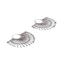 Silver Plated Earrings -P34- -P34-