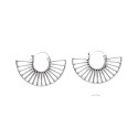 Boucles d'oreilles plaquées argent -P42-