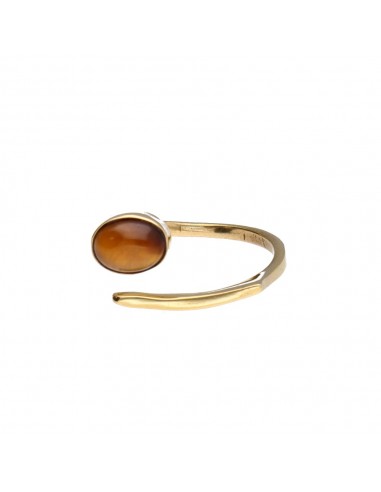 Anello di bronzo con minerale -18-